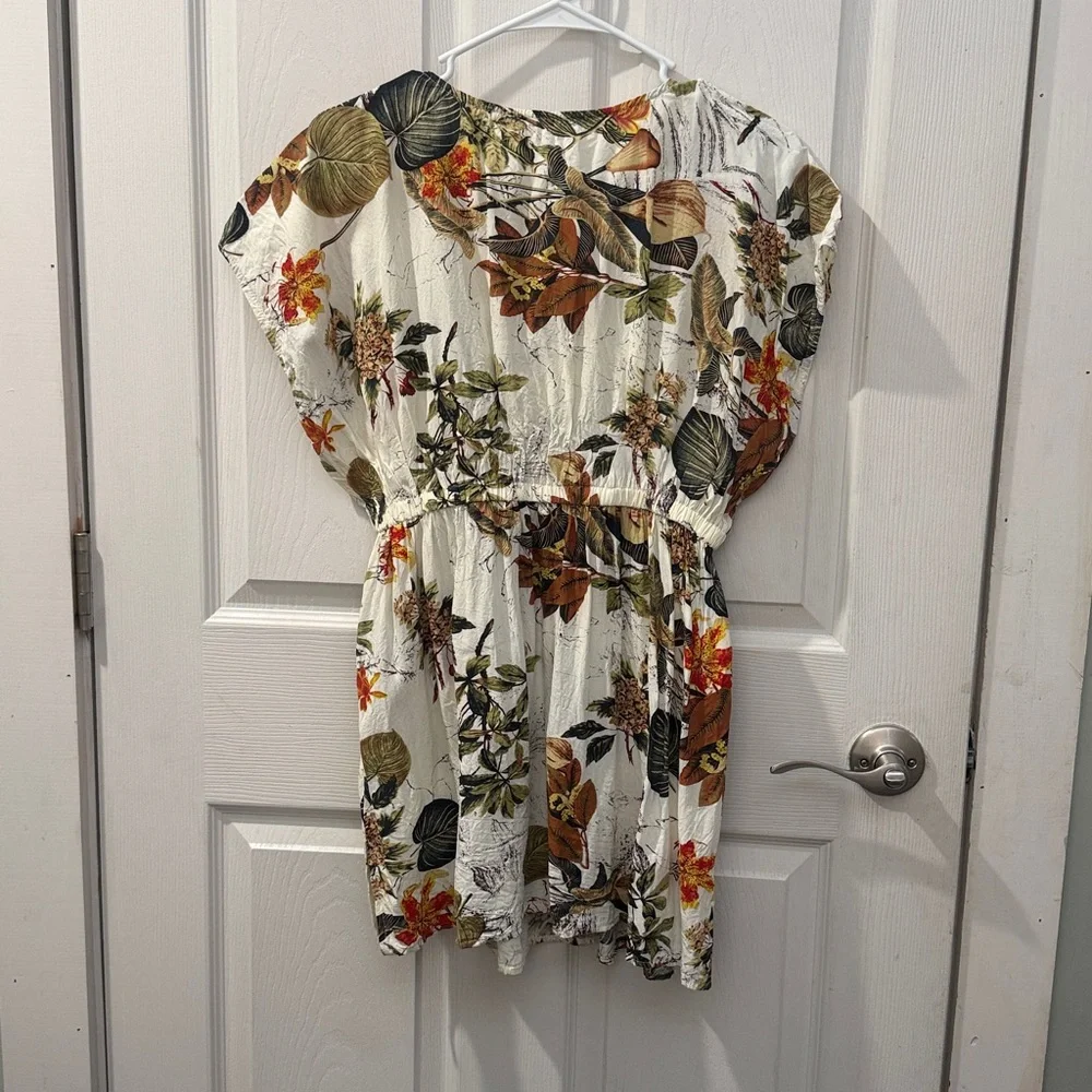 Floral Print swim cover up - Picture 2 of 3